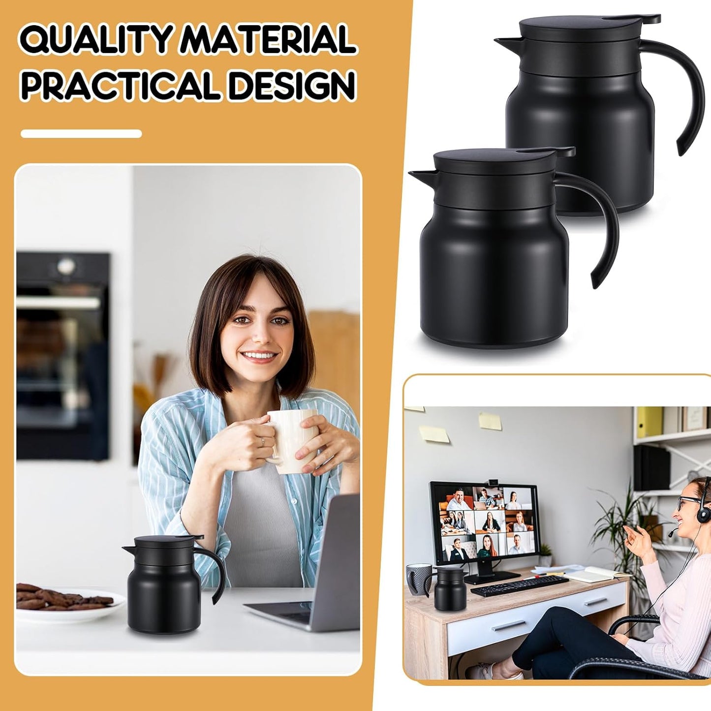 Imported Stainless Steel Teapot Modern Design