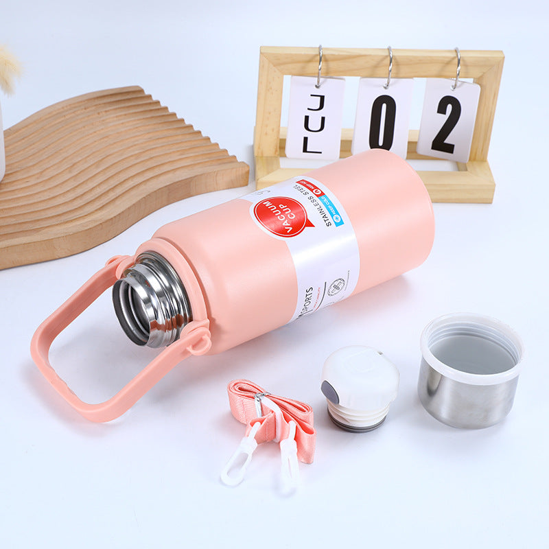 316 Stainless Steel Large-Capacity Water Bottle - Portable King Kong Cup for Outdoor & Office, School Use