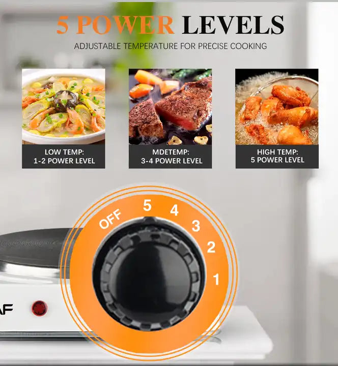 RAF  Electric Stove – 1000W Ceramic HotPlate