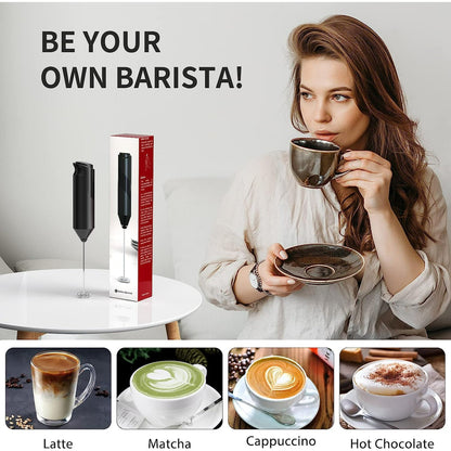 Handheld Electric Coffee Milk Frother   Egg Beater