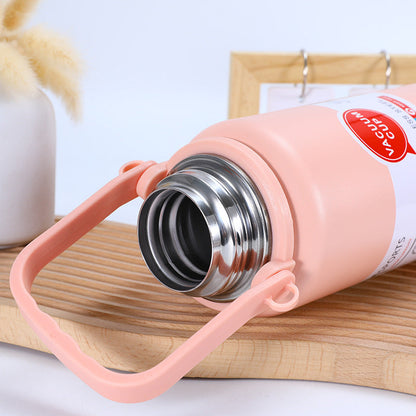 316 Stainless Steel Large-Capacity Water Bottle  - Portable King Kong Cup for Outdoor & Office, School Use